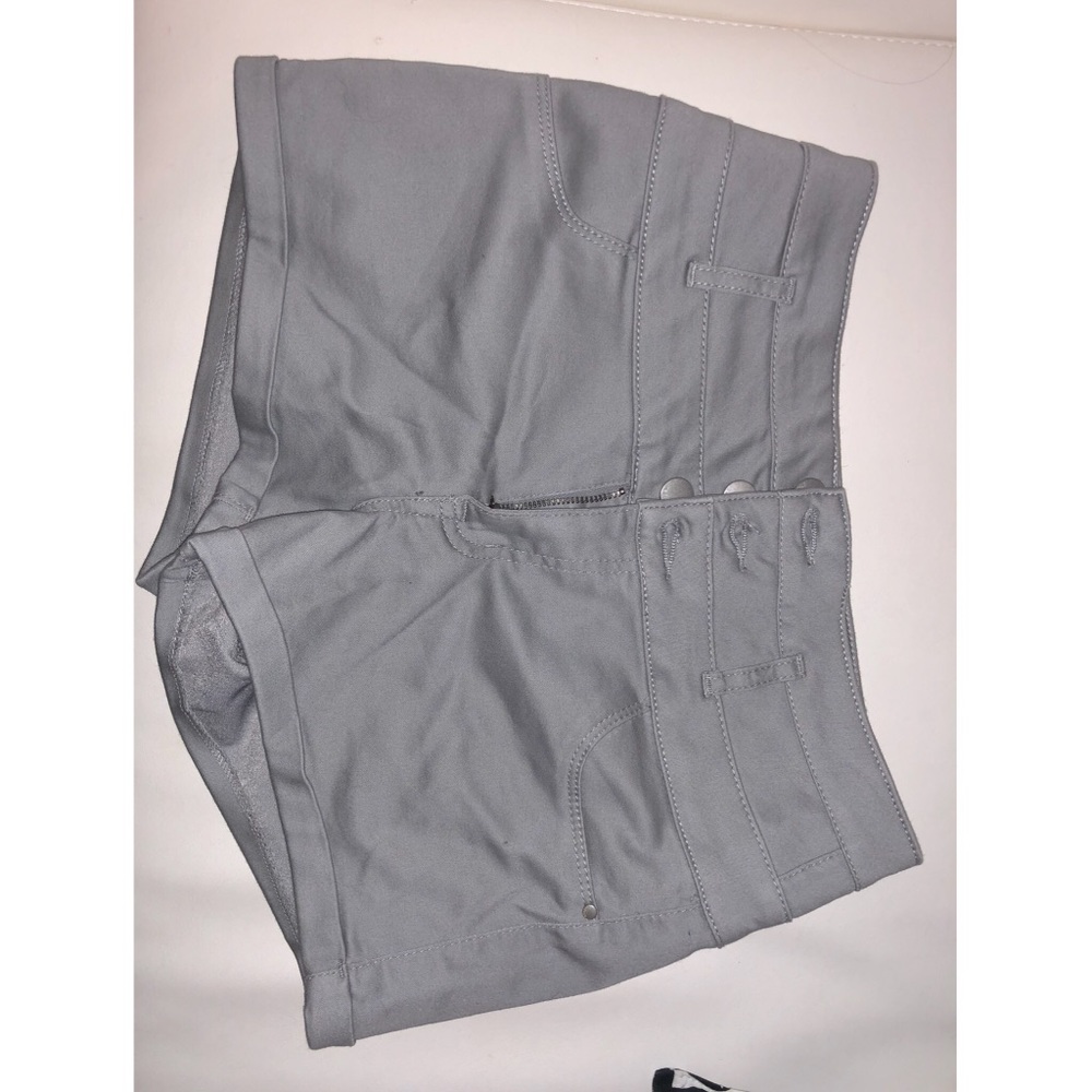 High Waisted Gray Shorts